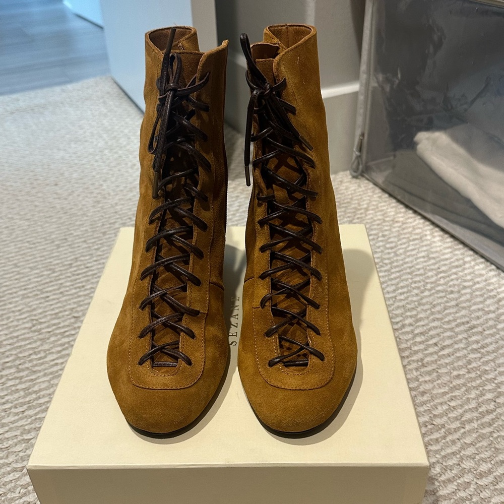 Sezane Sandy Booties.